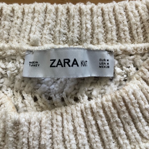 Zara Oversized Open Knit Sweater - Picture 3 of 4